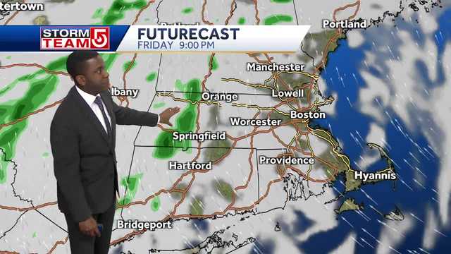 Video: Mostly cloudy day, more rain