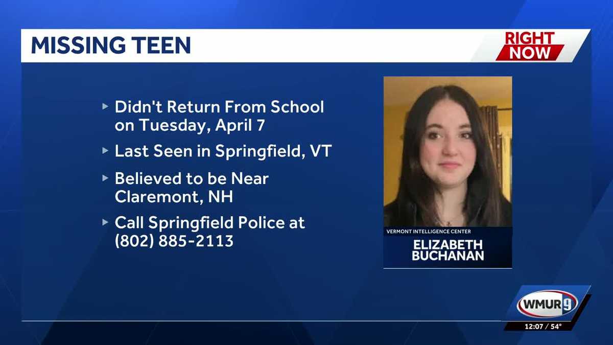 Police in New Hampshire, Vermont search for missing teenager