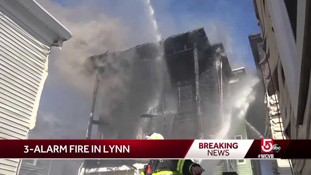 3alarm fire spreads to 4 neighboring buildings in Lynn