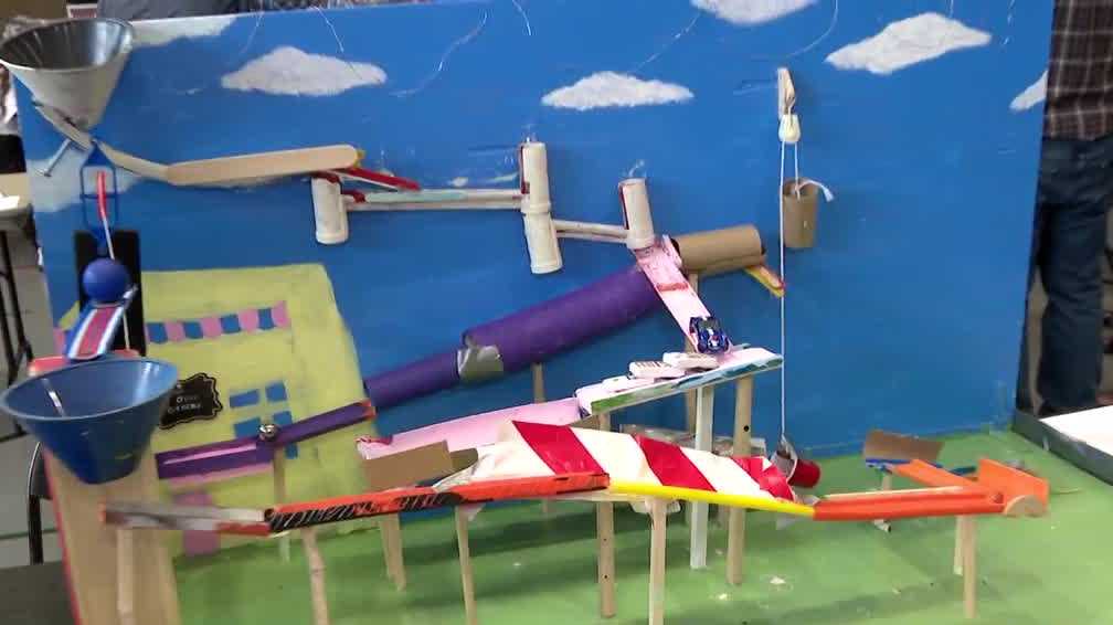 Local students invent Rube Goldberg-inspired machines