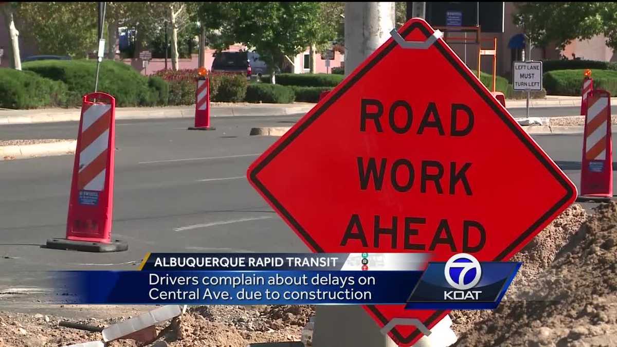 Drivers frustrated with construction delays on major Albuquerque road