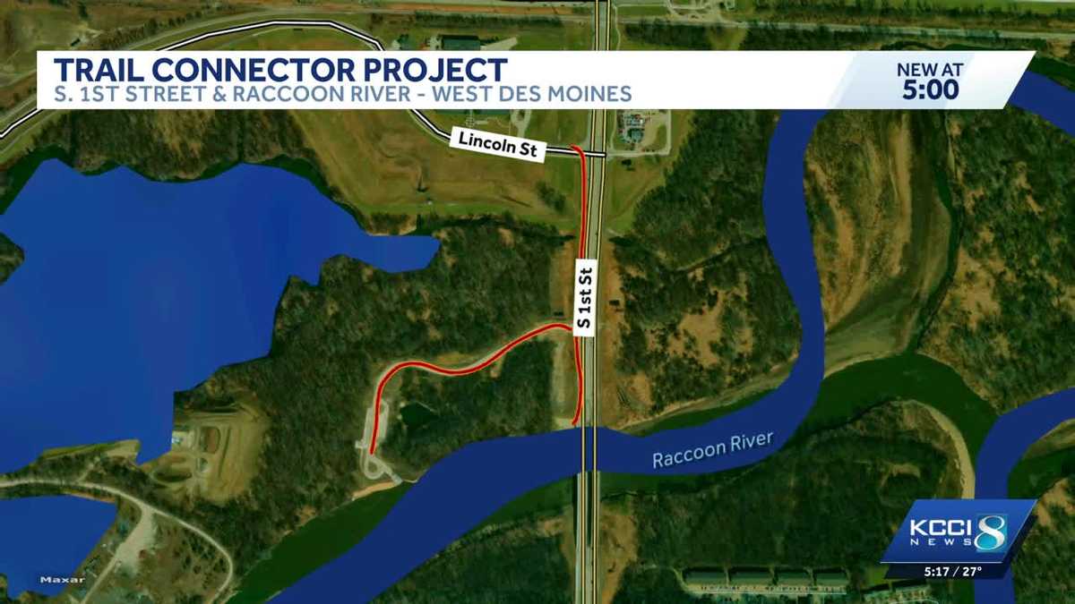 West Des Moines council approves new trail connector near Raccoon River