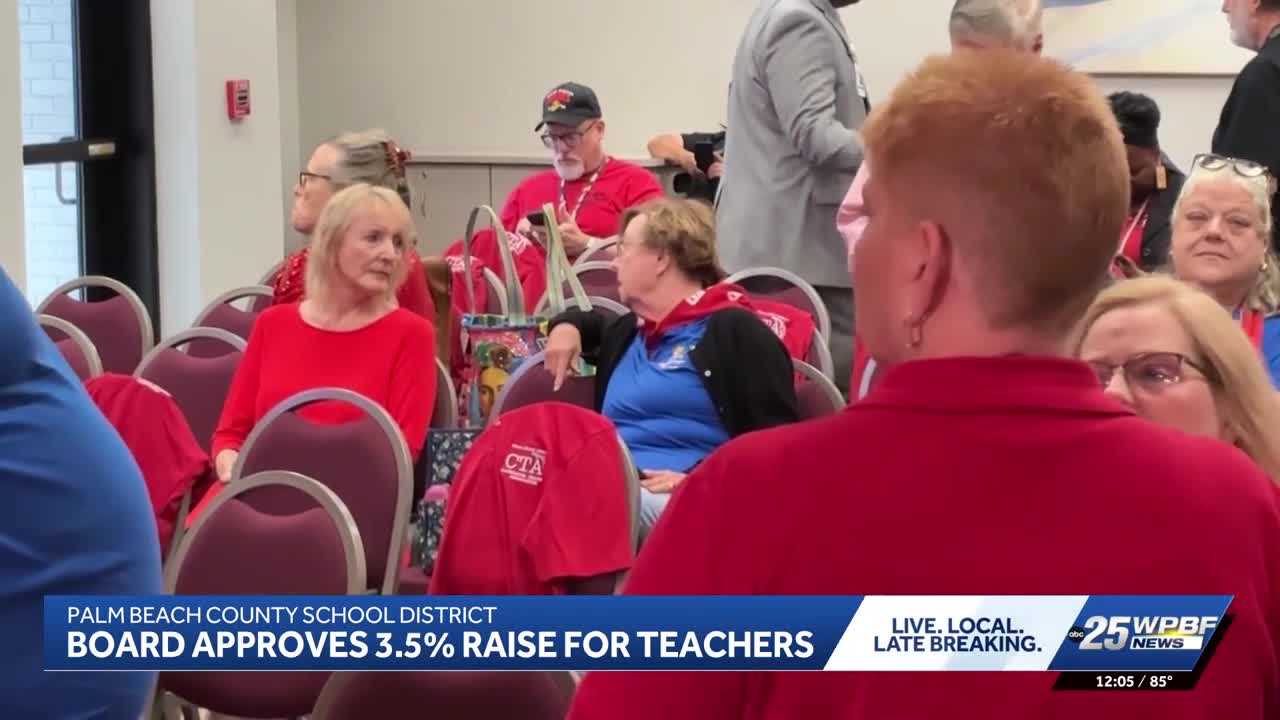 Palm Beach County teachers win pay raise as district warns of layoffs