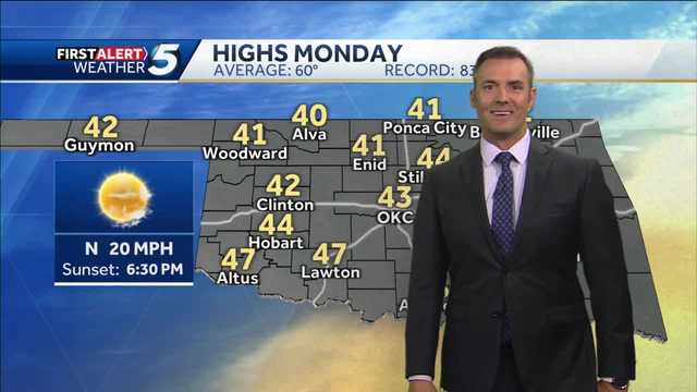 FORECAST: Cold start to the work week - Vimarsana News