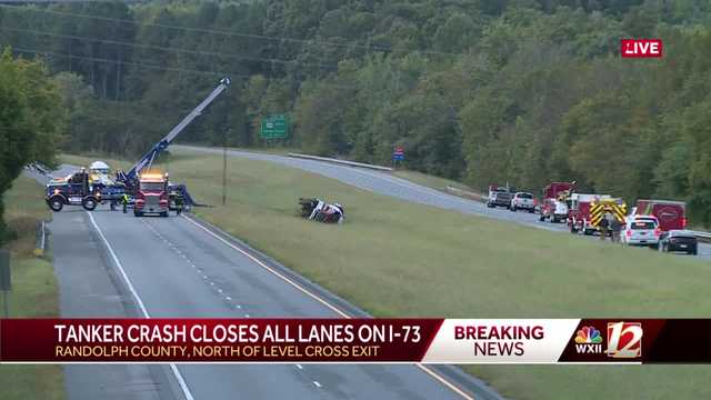 Randolph County crash closes all lanes on Interstate 73 Monday - Vimarsana News