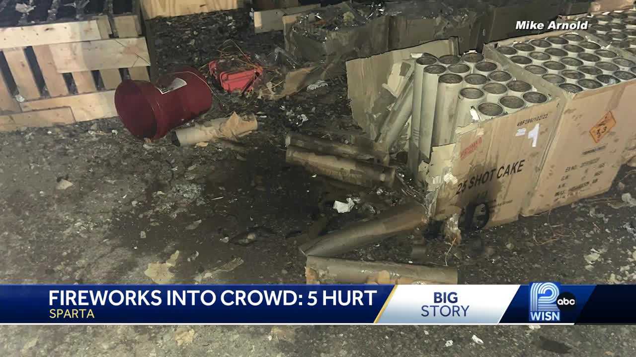 5 people hurt after fireworks fire into crowd at western Wisconsin show - Vimarsana News