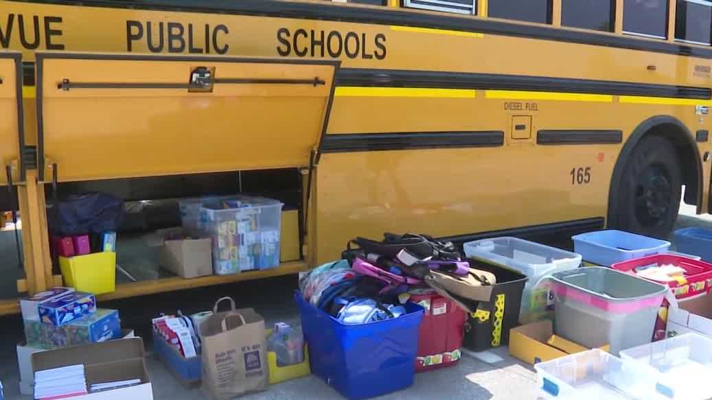 Back-to-school: Bellevue community gathers school supplies for students in need