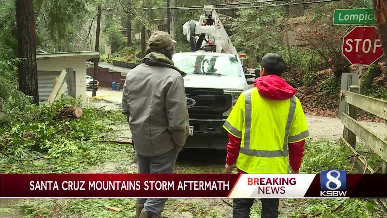 Storm aftermath Santa Cruz County residents begin to recover