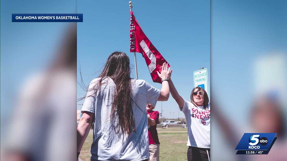 OU fans send of women's basketball team in style as Sooners head to Sweet 16 matchup