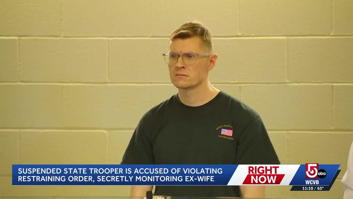 Suspended Mass. State Police trooper held after bail revoked in new ...