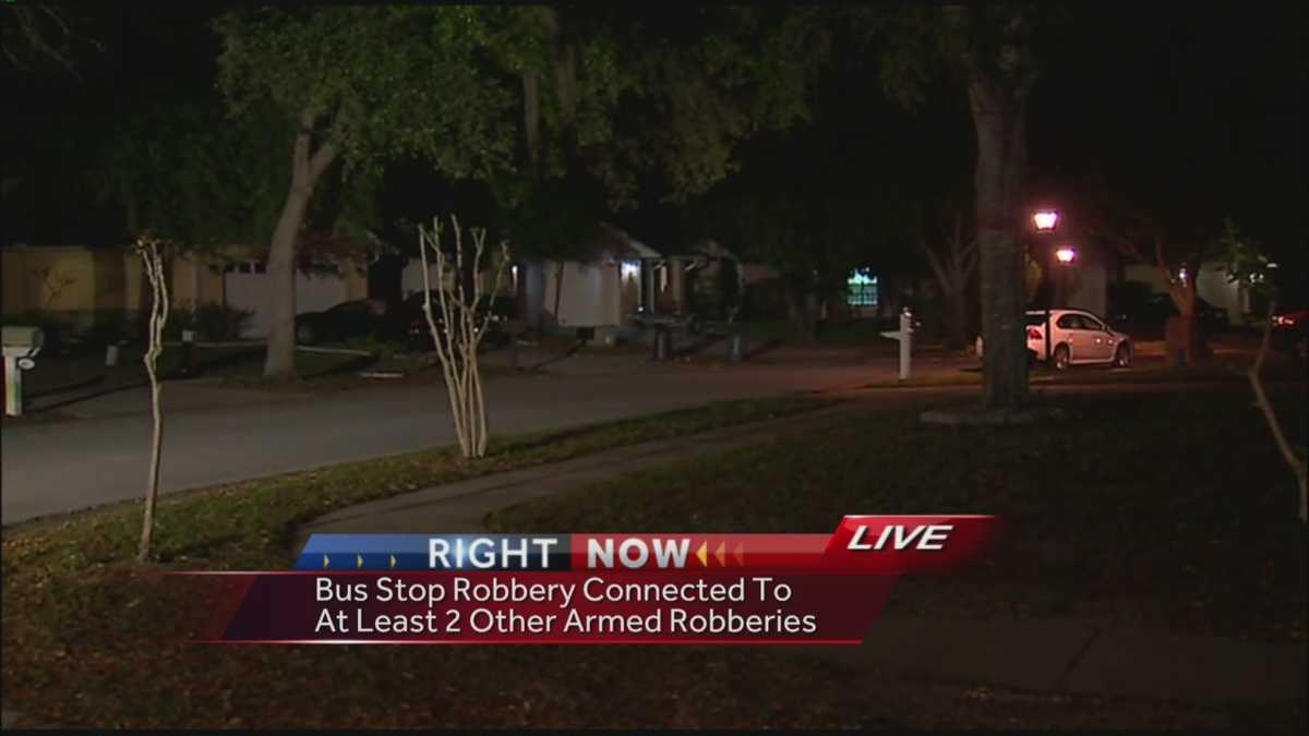 Bus stop robbery connected to 2 other robberies, deputies say