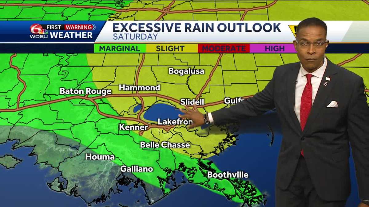 Severe weather risk Saturday