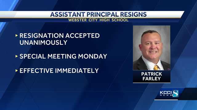 Webster City High School assistant principal resigns - Vimarsana News
