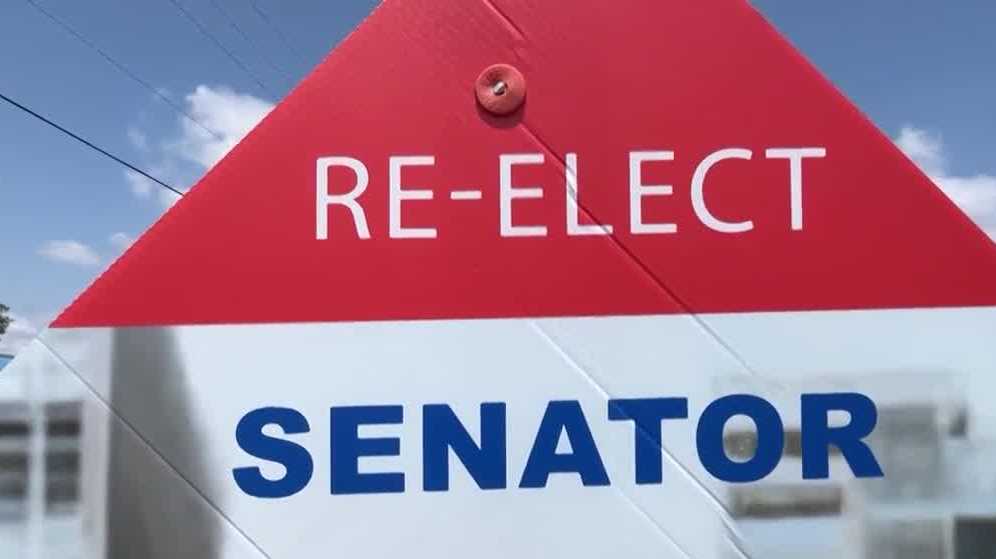Senate candidate signs popping up in Orange County may be illegal