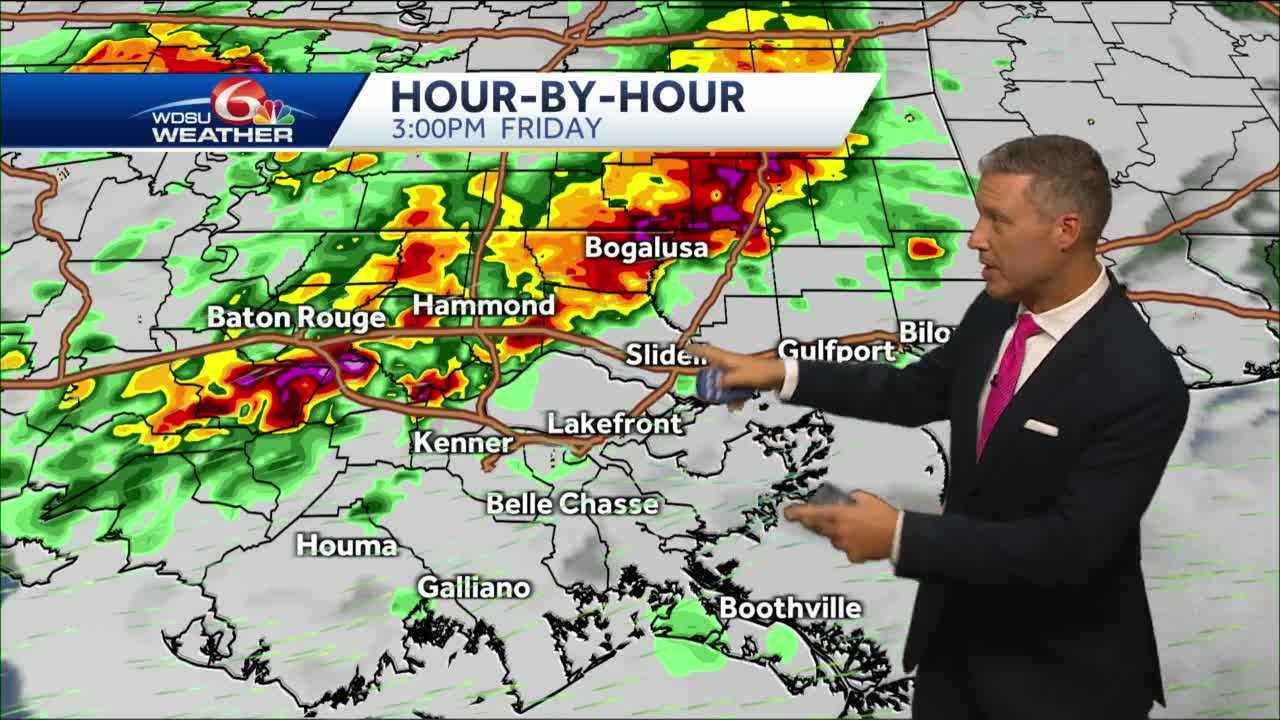 Very Hot And Humid, Severe Storms Friday, Strong Winds Large Hail