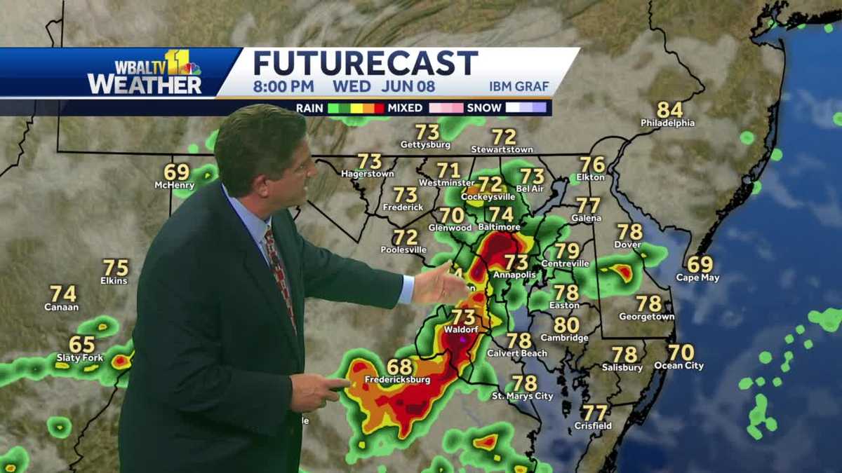 ⚠ Impact Day: Severe thunderstorms likely Wednesday, especially overnight