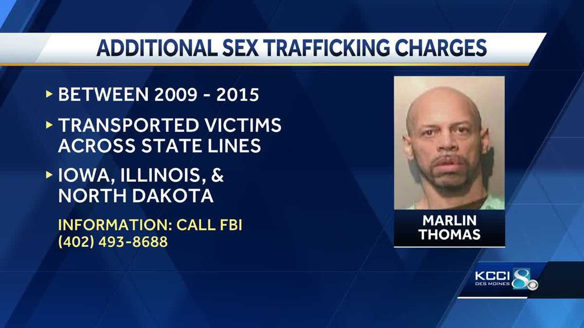 Des Moines man again charged with sex trafficking