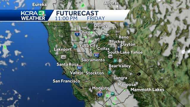 Light rain and snow for Friday morning followed by dry weather