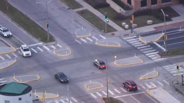 Raised bike lanes, concrete islands installed on Milwaukee street meant to slow down traffic - Vimarsana News