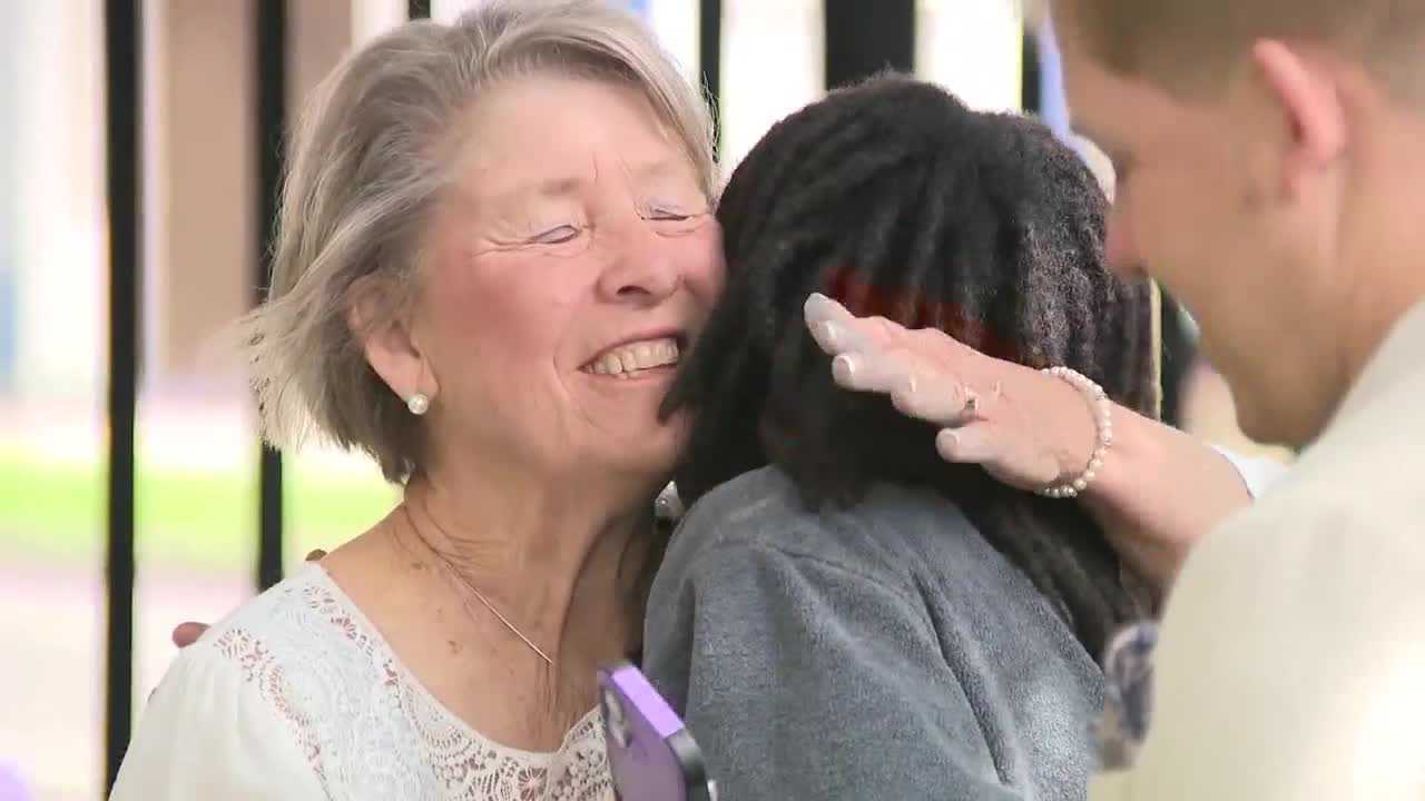 Watch this New Orleans teacher's emotional reaction to a surprise cruise vacation