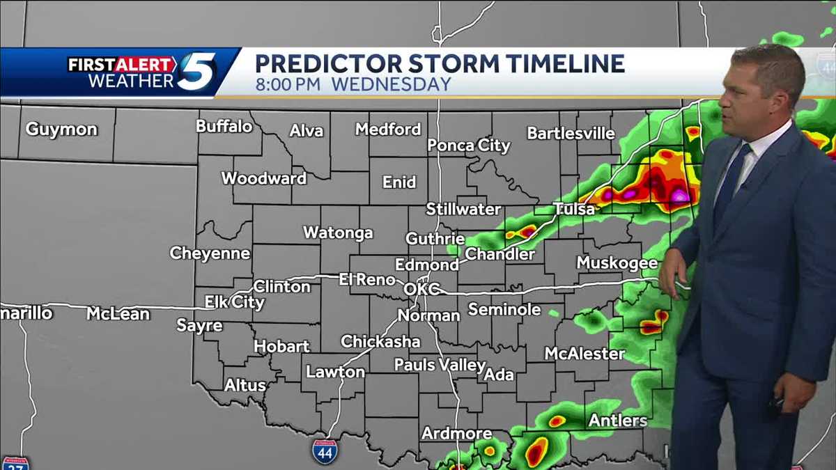 Storms could bring damaging winds, hail to parts of Oklahoma