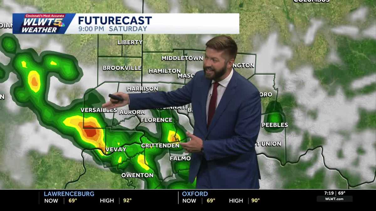 Timeline: Storms impact Saturday plans across Cincinnati