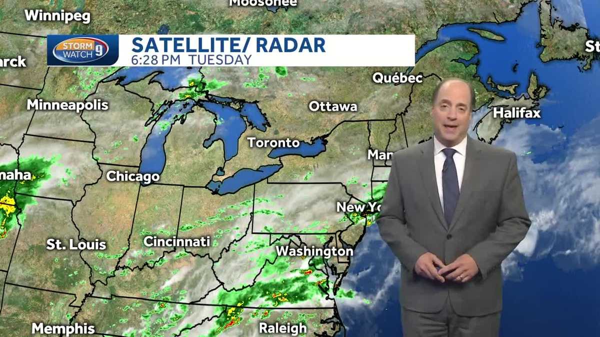 Update: Unsettled weather moves in