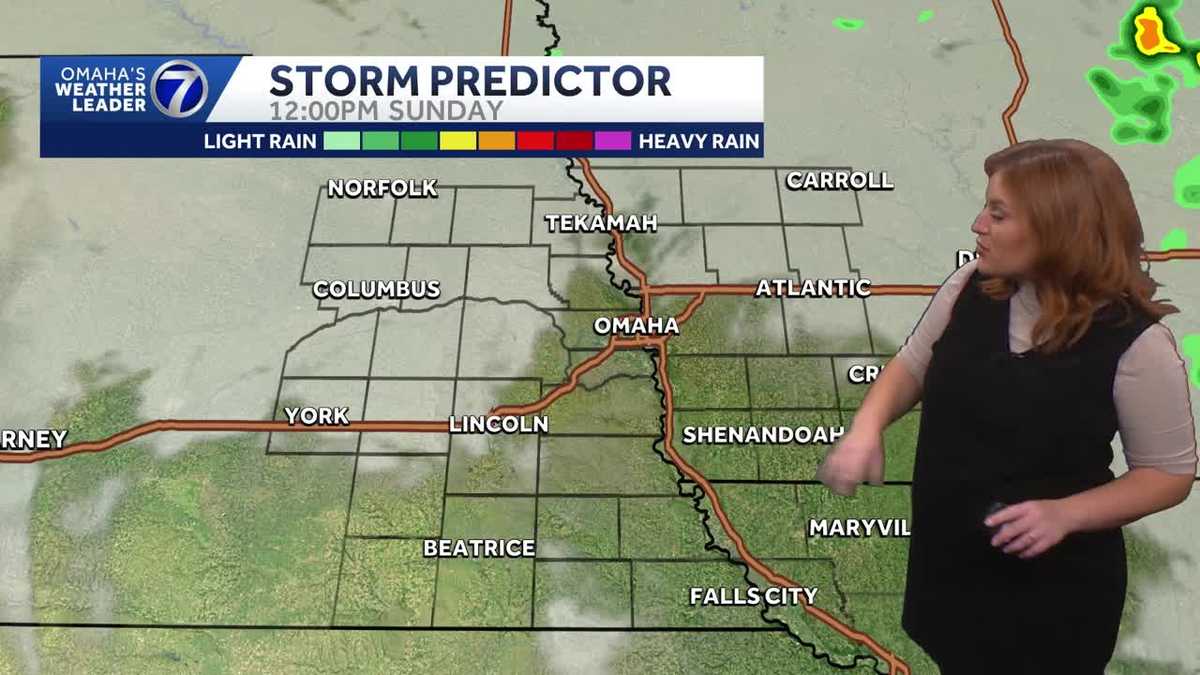 Drying out, mostly cloudy Sunday for Omaha area