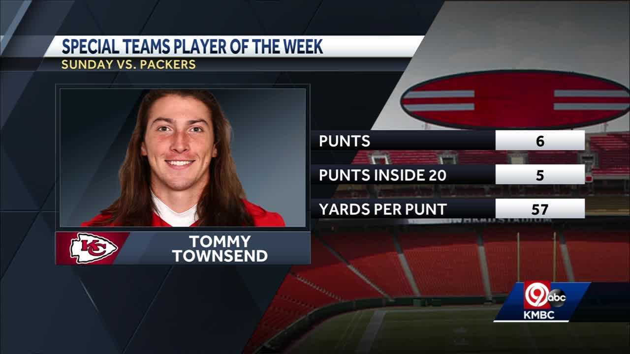 Chiefs Punter Tommy Townsend Wins AFC Special Teams Award