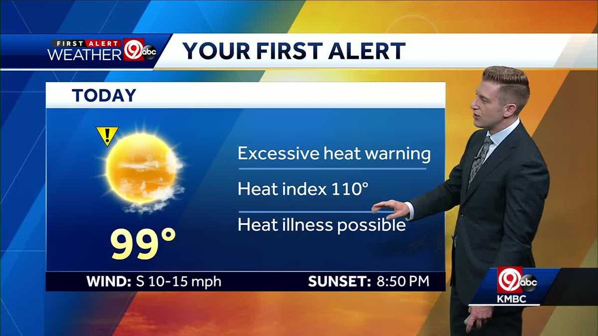 First Alert: Excessive heat warning for your Thursday