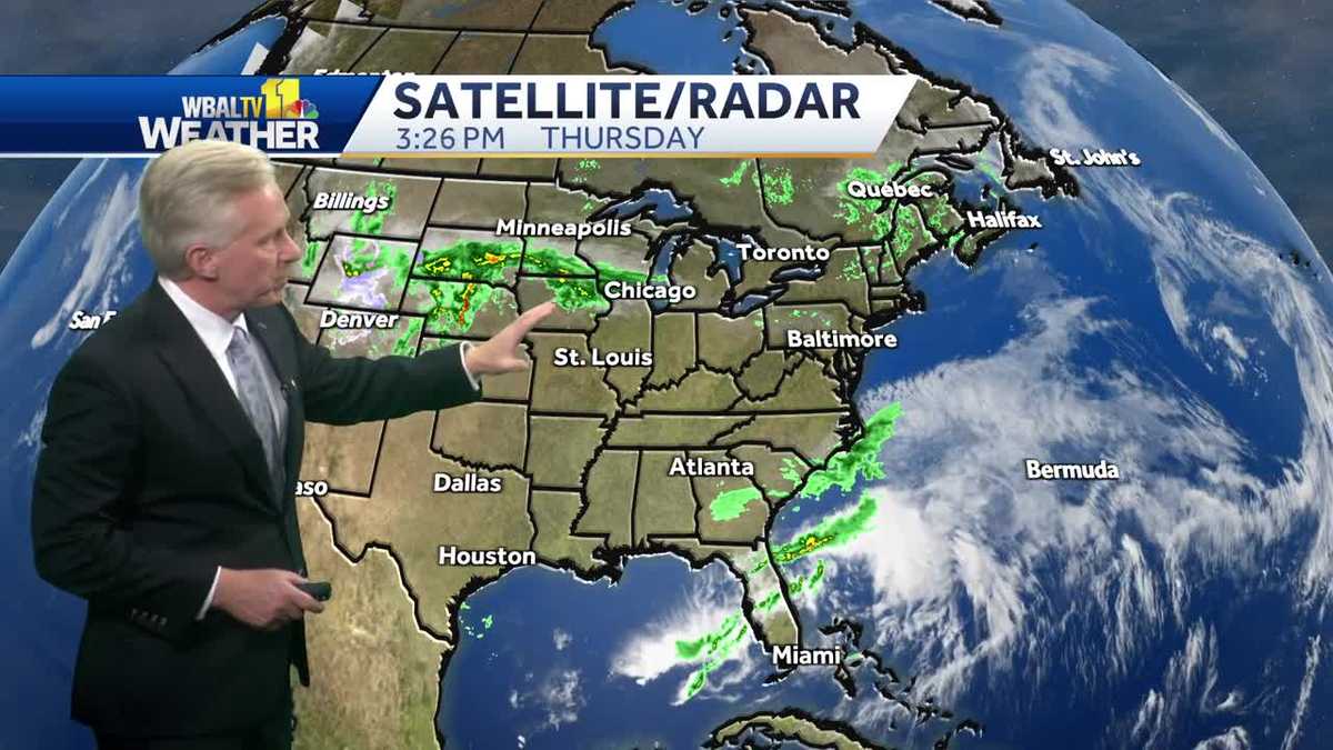 Not as chilly tonight, latest weekend forecast