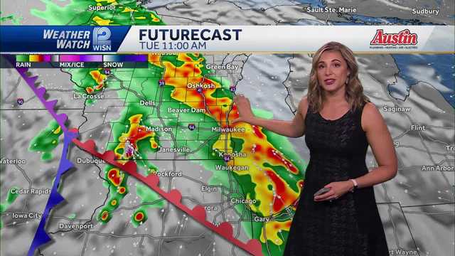 Impact Day: Showers to Thunderstorms
