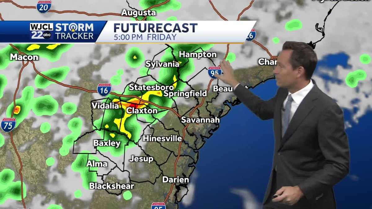 Showers, cooler temperatures arrive this weekend
