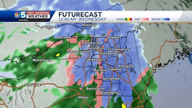 See timeline for wet snow, icy mix in our region in Vermont, New York - Vimarsana News
