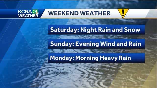 Rain, wind and snow arrive as the first of two storms hit NorCal