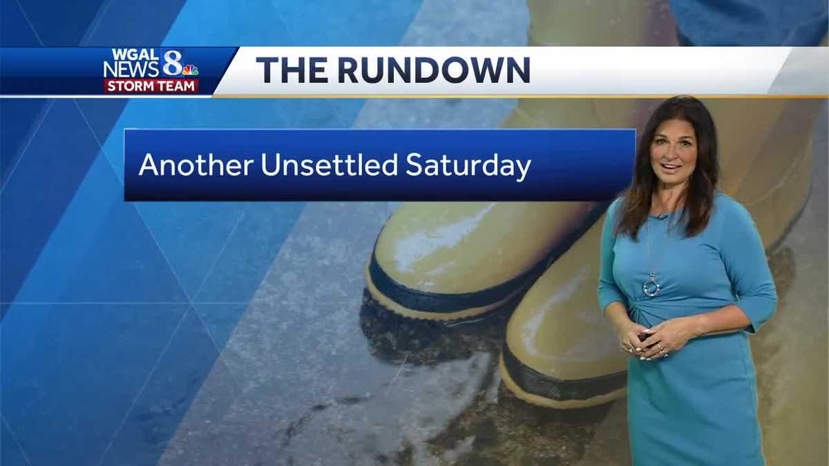 Another Unsettled Saturday With Scattered Light Rain: Dry & Warmer Sunday