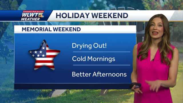 Cooler weather for Memorial weekend in Cincinnati