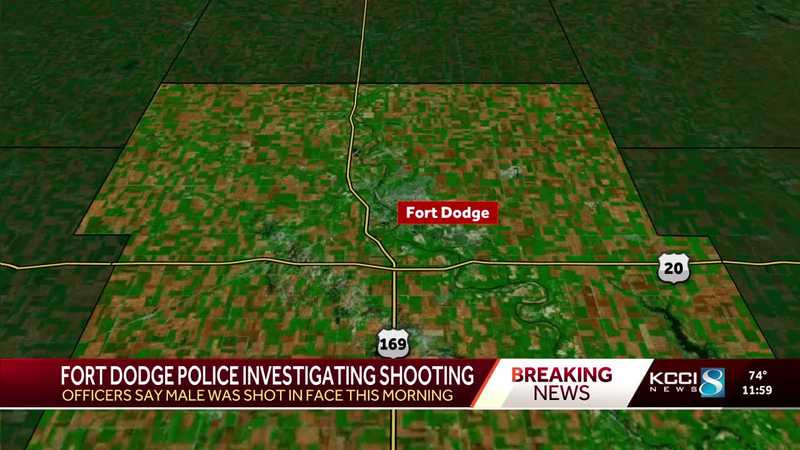 Fort Dodge shooting: Investigation underway after male was shot in face