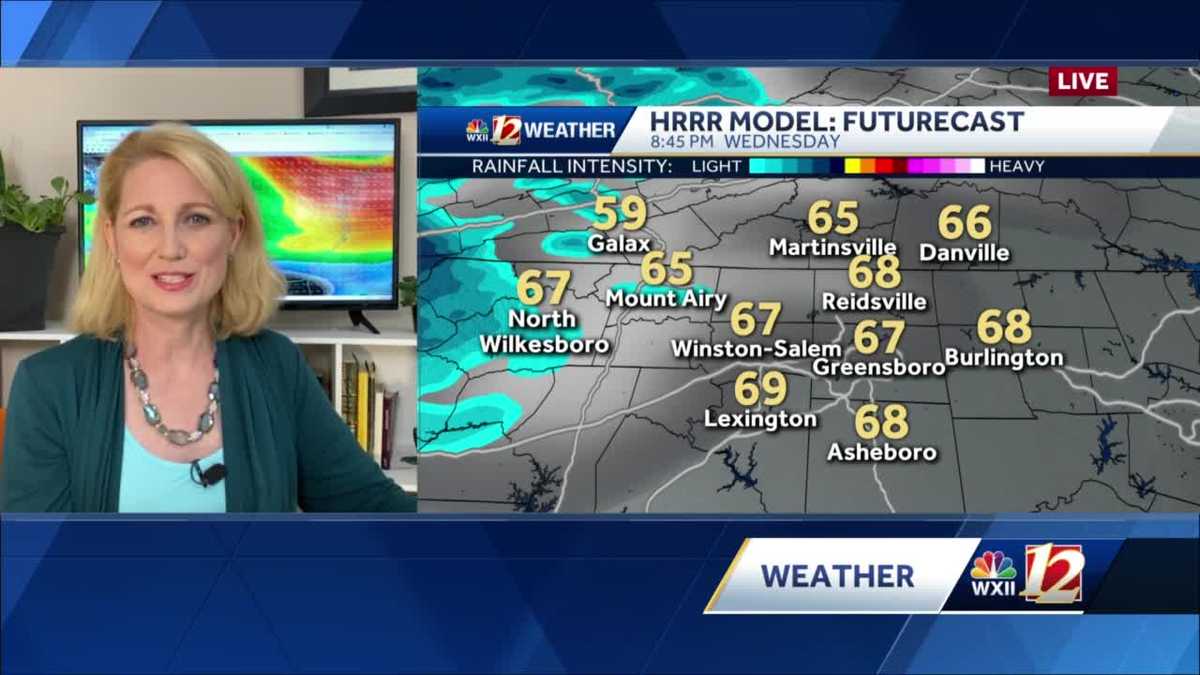 WATCH: Passing Rain Plus Warmer Highs By Tomorrow!