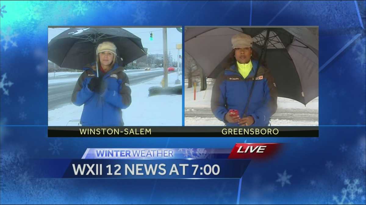 Talitha reports on Greensboro road conditions