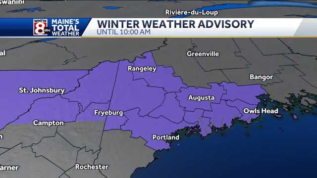 Light snow, blustery winds for Maine; Slick roads Friday morning - Vimarsana News