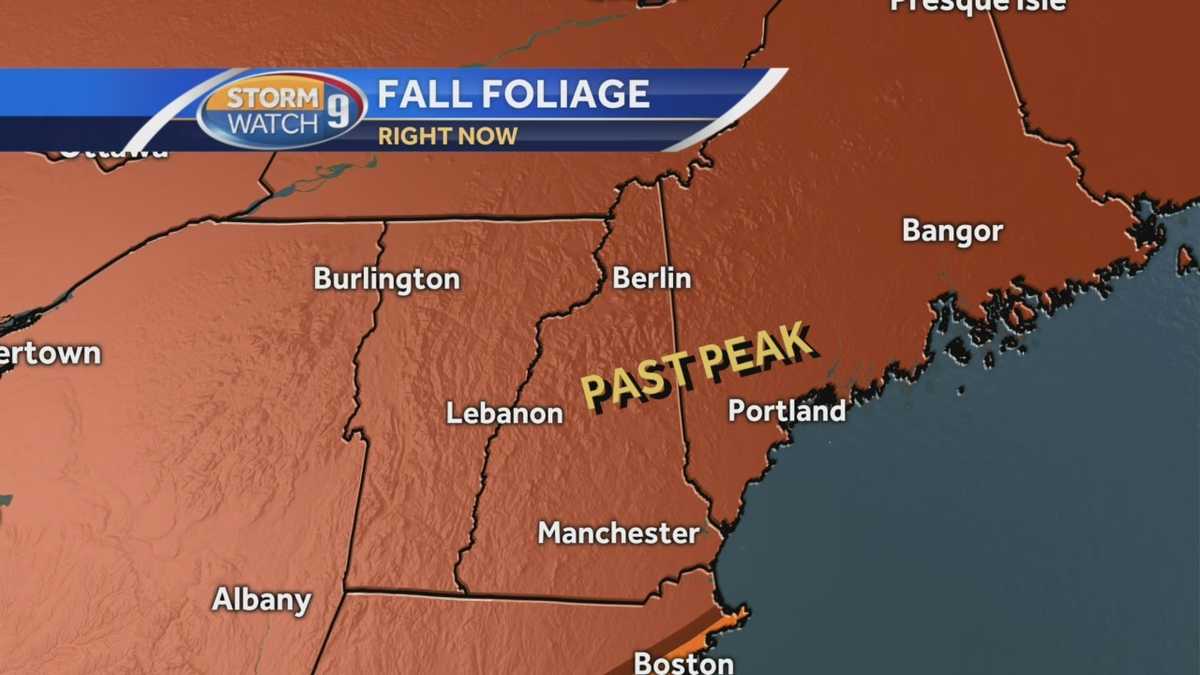 Fall foliage report: All of NH past peak; colors still visible in spots