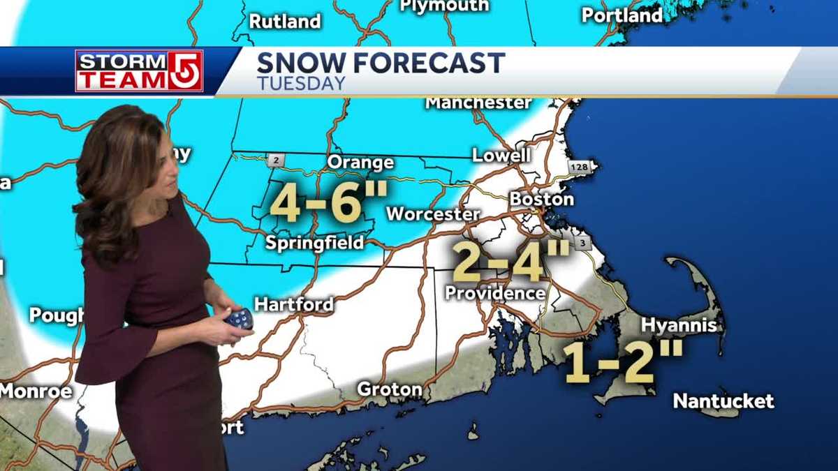 Video: Sunny, cold day before more snow moves in