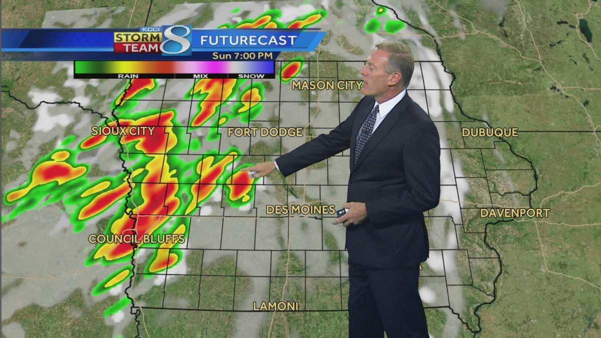 KCCI 8 News at 5:30 video forecast