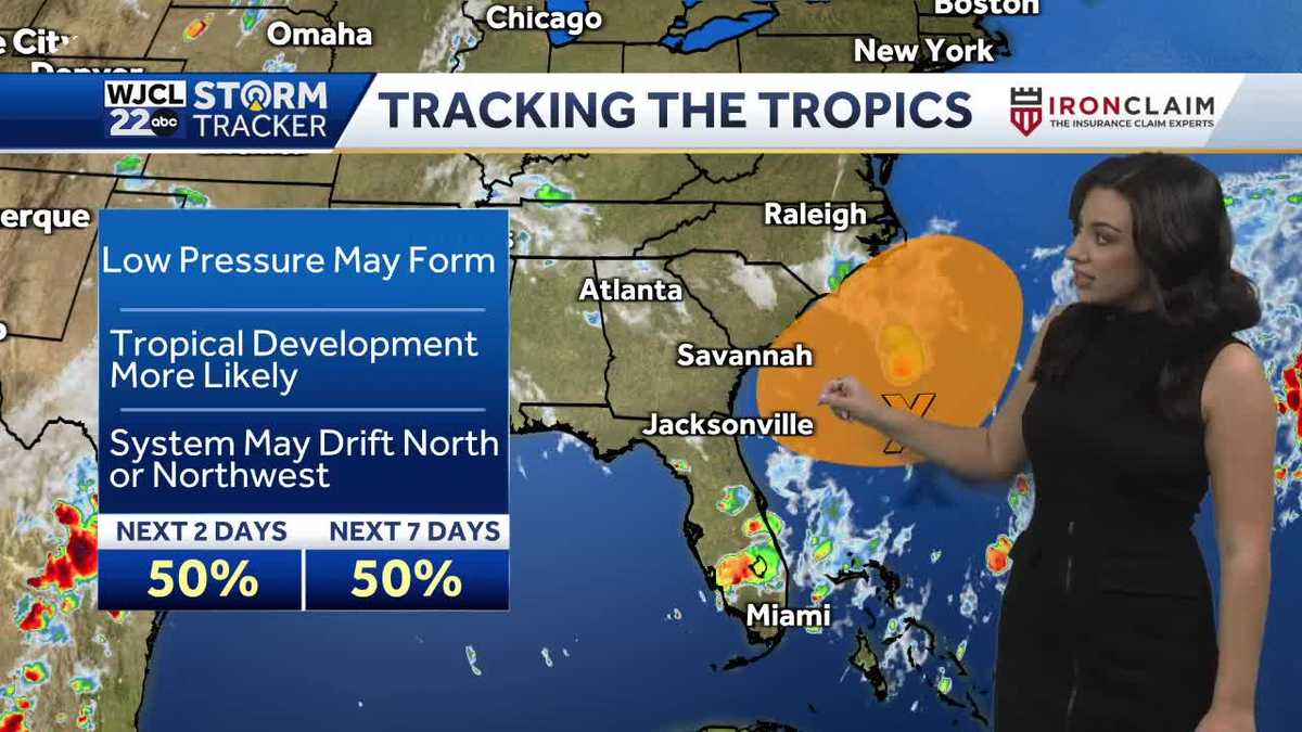 Scattered showers return for Sunday with below average temperatures