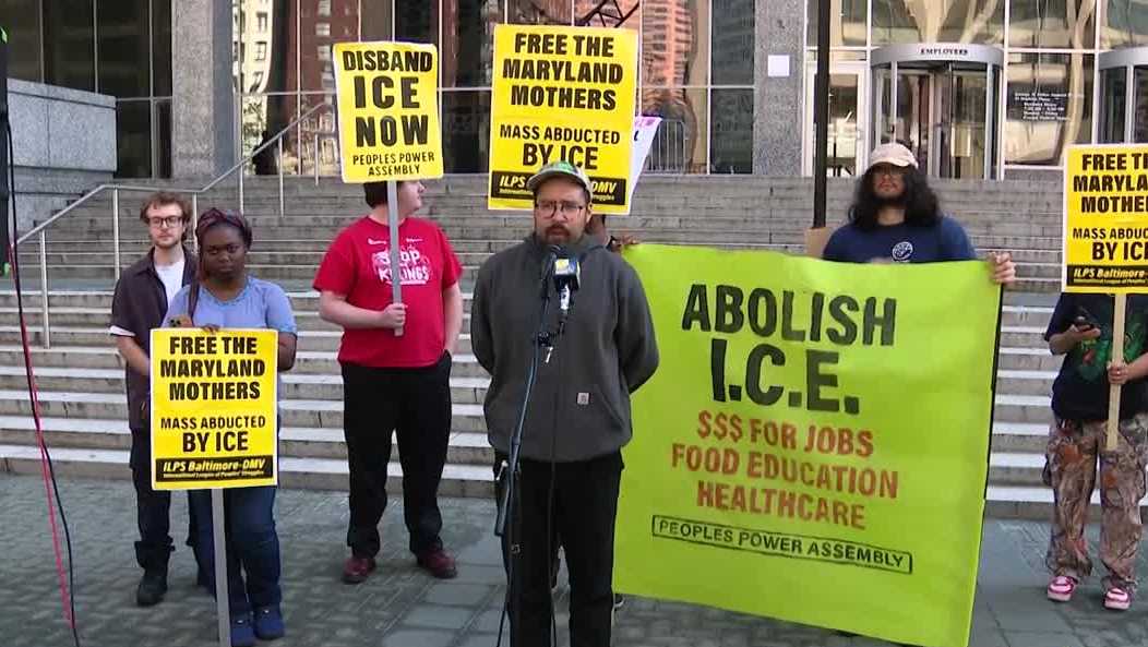 Rallygoers demand release of 40 migrant mothers detained by ICE - WBAL