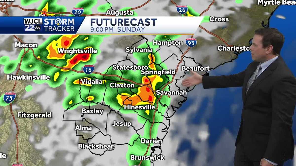 Showers and thunderstorms likely late afternoon-evening