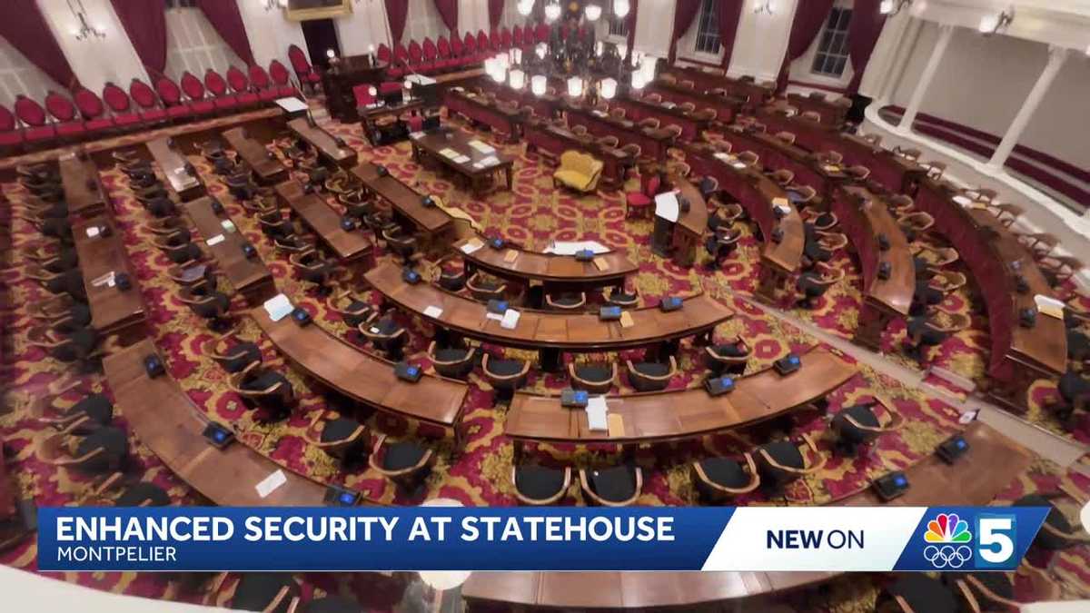 Security to heighten at Vermont's statehouse after spike in threats to lawmakers