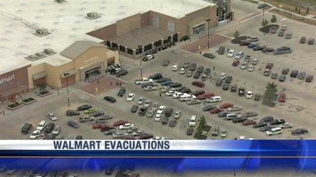 Threatening calls prompt Walmart evacuations