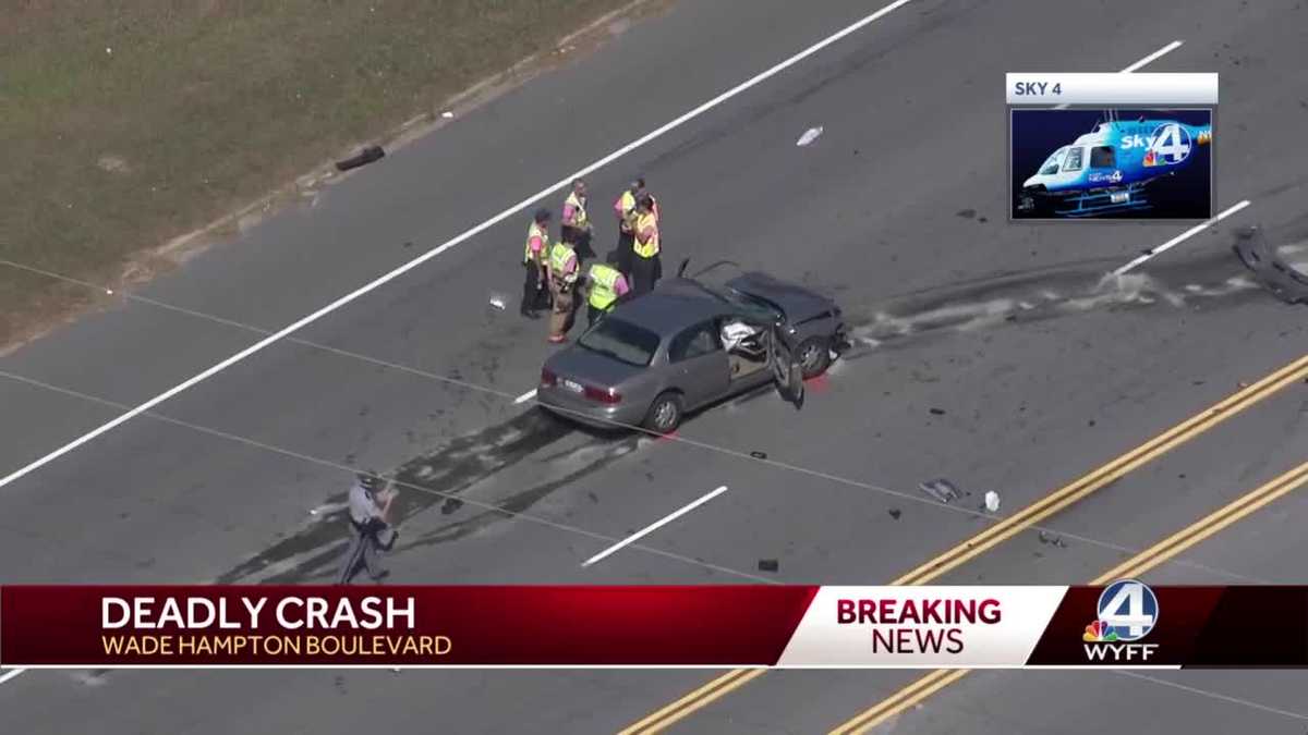 Taylors; Driver killed, 2 injured in crash in Greenville County